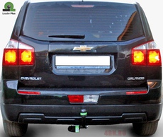 ТСУ для Chevrolet Orlando 2011- требуется вырез в бампере, нагрузки 1500/75 кг, масса фаркопа 17 кг (без электрики в комплекте)