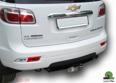 ТСУ для Chevrolet TrailBlazer 2012- без выреза бампера. Нагрузки: 1200/75 кг, масса фаркопа 25.4 кг (без электрики в комплекте)