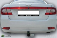 ТСУ для Chevrolet Epica 2006-2012 без выреза бампера. Нагрузки 1500/75 кг, масса фаркопа 16,2 кг (без электрики в комплекте)